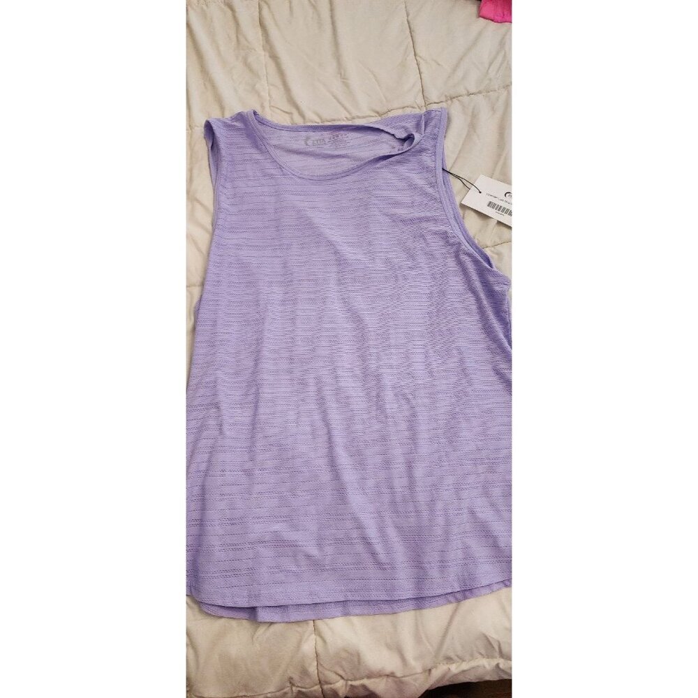Zyia active lavender luxe muscle tank xxxl